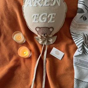 Alternative view of İsme Özel Bebek Dekoratif Balon Yastık -İç Dolgulu, Model: PPK155