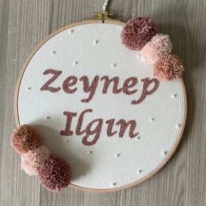İsme Özel Bebek Kapı Süsü- Punch Kapı Süsü, Model: PPVP000022.2 - Görsel 5