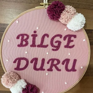 İsme Özel Bebek Kapı Süsü- Punch Kapı Süsü, Model: PPVP00032