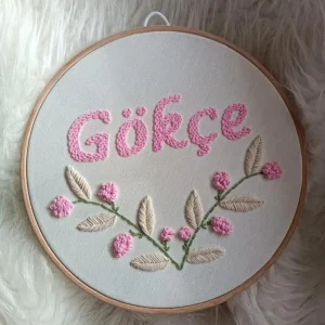 İsme Özel Bebek Kapı Süsü- Punch Kapı Süsü, Model: PPVP00066
