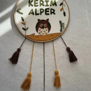 İsme Özel Bebek Kapı Süsü- Punch Kapı Süsü, Model: PPVP00086