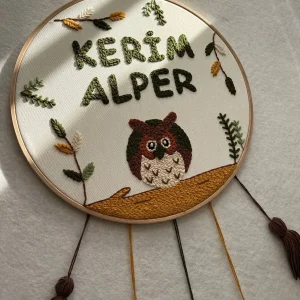 İsme Özel Bebek Kapı Süsü- Punch Kapı Süsü, Model: PPVP00086 - Görsel 3