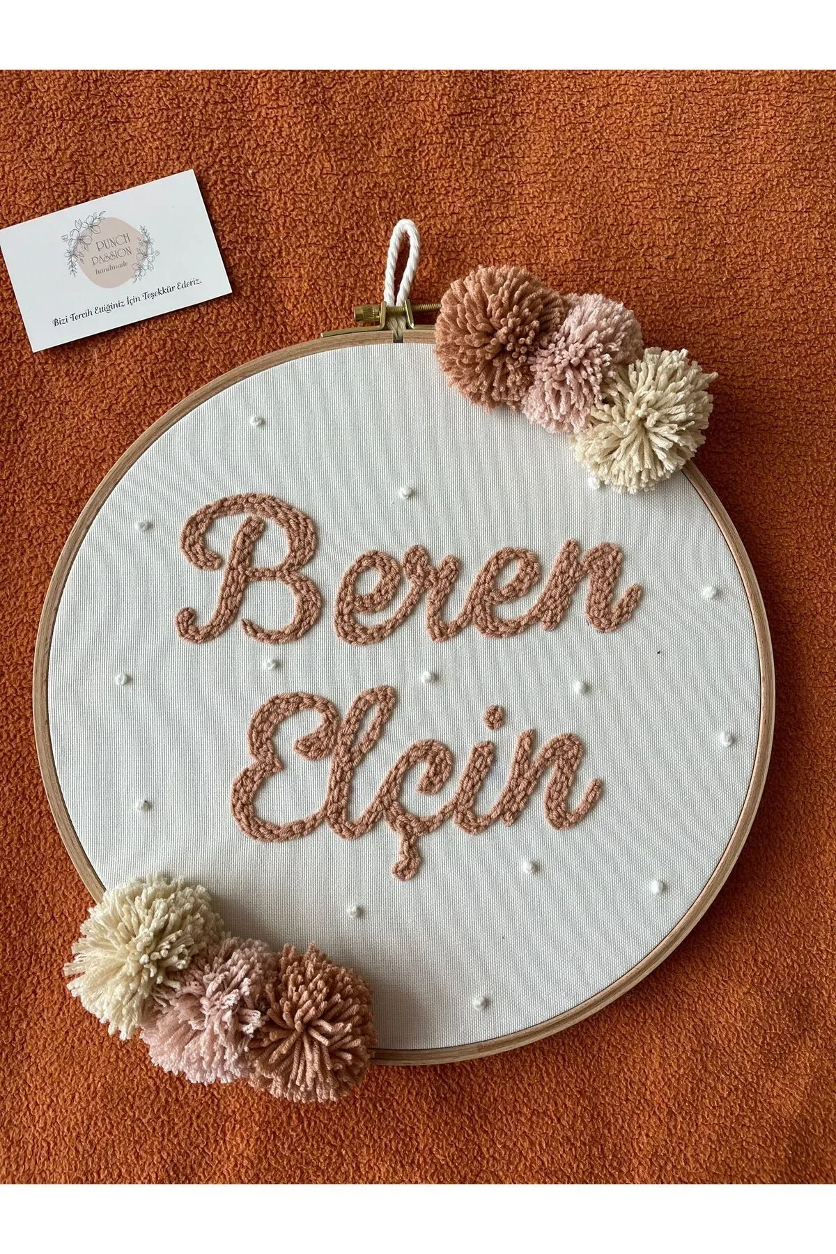 İsme Özel Bebek Kapı Süsü- Punch Kapı Süsü, Model: PPVP00088
