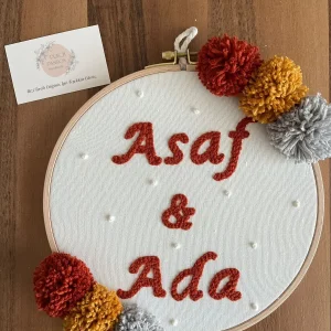 İsme Özel Bebek Kapı Süsü- Punch Kapı Süsü, Model: PPVP00092