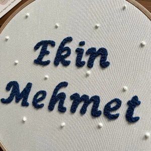 Alternative view of İsme Özel Bebek Kapı Süsü- Punch Kapı Süsü, Model: PPVP00095