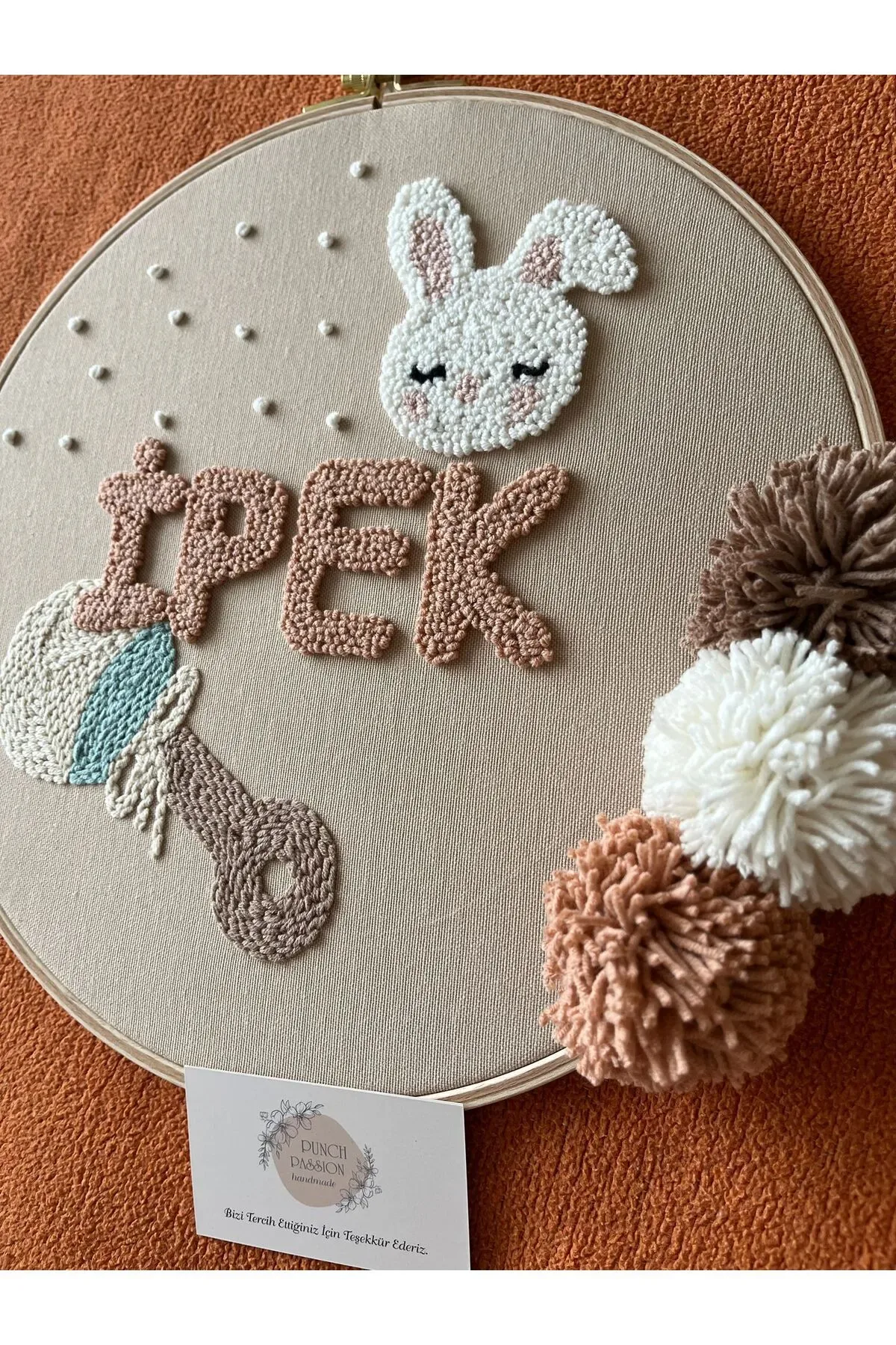 İsme Özel Bebek Kapı Süsü- Punch Kapı Süsü, Model: PPVP00104 - Görsel 2