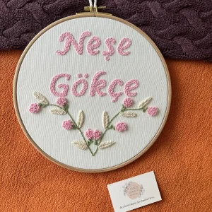 İsme Özel Bebek Kapı Süsü- Punch Kapı Süsü, Model: PPVP00105