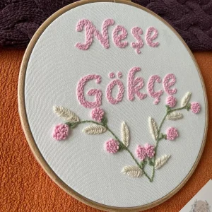 İsme Özel Bebek Kapı Süsü- Punch Kapı Süsü, Model: PPVP00105 - Görsel 3