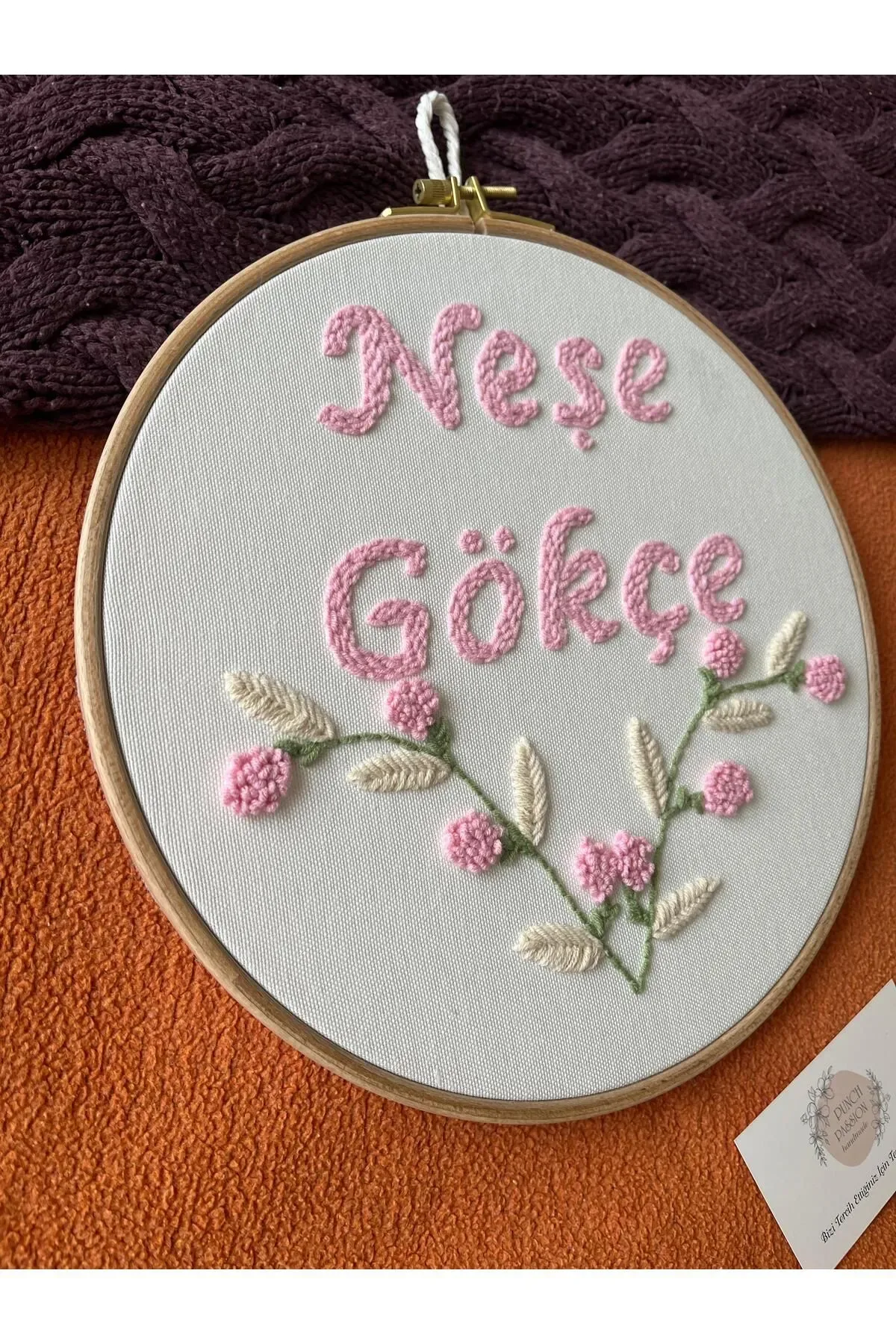 İsme Özel Bebek Kapı Süsü- Punch Kapı Süsü, Model: PPVP00105 - Görsel 3