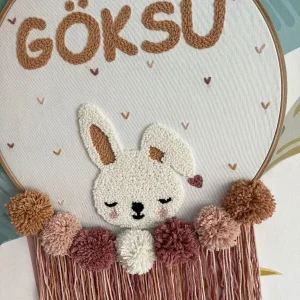 İsme Özel Bebek Kapı Süsü- Punch Kapı Süsü, Model: PPVP00114 - Görsel 3