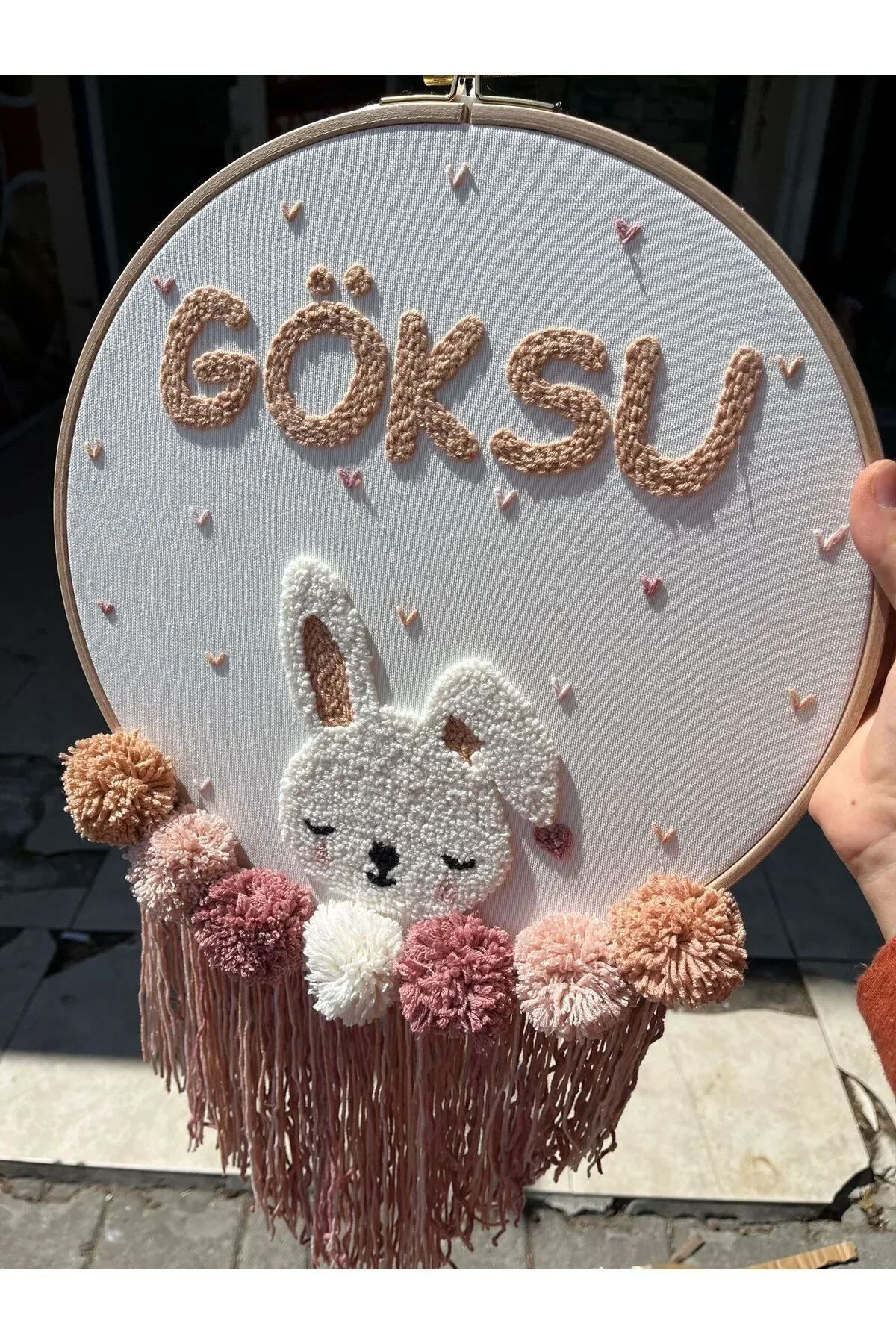 İsme Özel Bebek Kapı Süsü- Punch Kapı Süsü, Model: PPVP00114 - Görsel 4