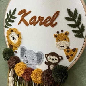 İsme Özel Bebek Kapı Süsü- Punch Kapı Süsü, Model: PPVP00116 - Görsel 3