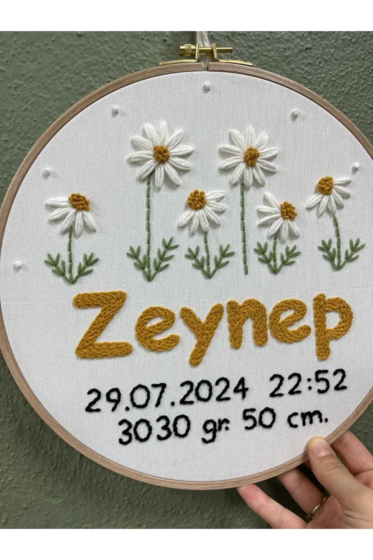 İsme Özel Bebek Kapı Süsü- Punch Kapı Süsü, Model: PPVP00117 - Görsel 2