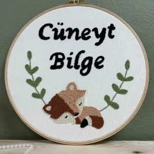 İsme Özel Bebek Kapı Süsü- Punch Kapı Süsü, Model: PPVP00133