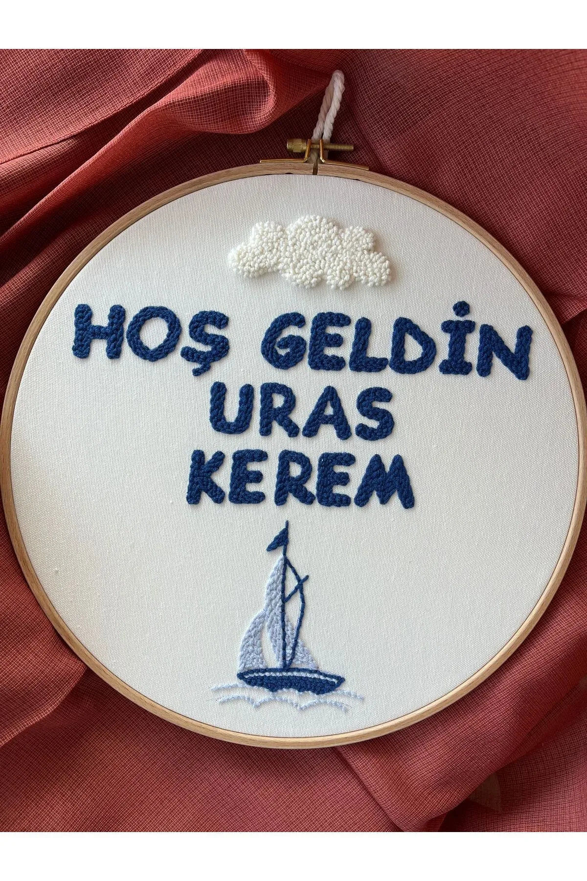 İsme Özel Bebek Kapı Süsü- Punch Kapı Süsü, Model: PPVP00140