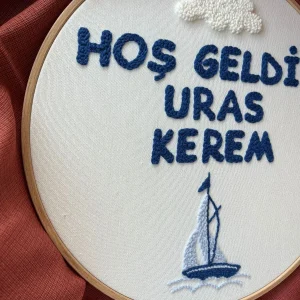 İsme Özel Bebek Kapı Süsü- Punch Kapı Süsü, Model: PPVP00140 - Görsel 3