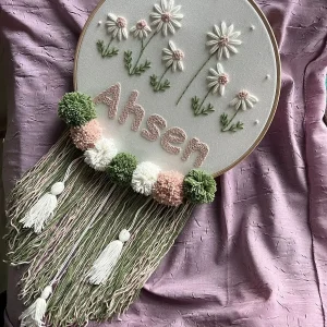 İsme Özel Bebek Kapı Süsü- Punch Kapı Süsü, Model: PPVP00143