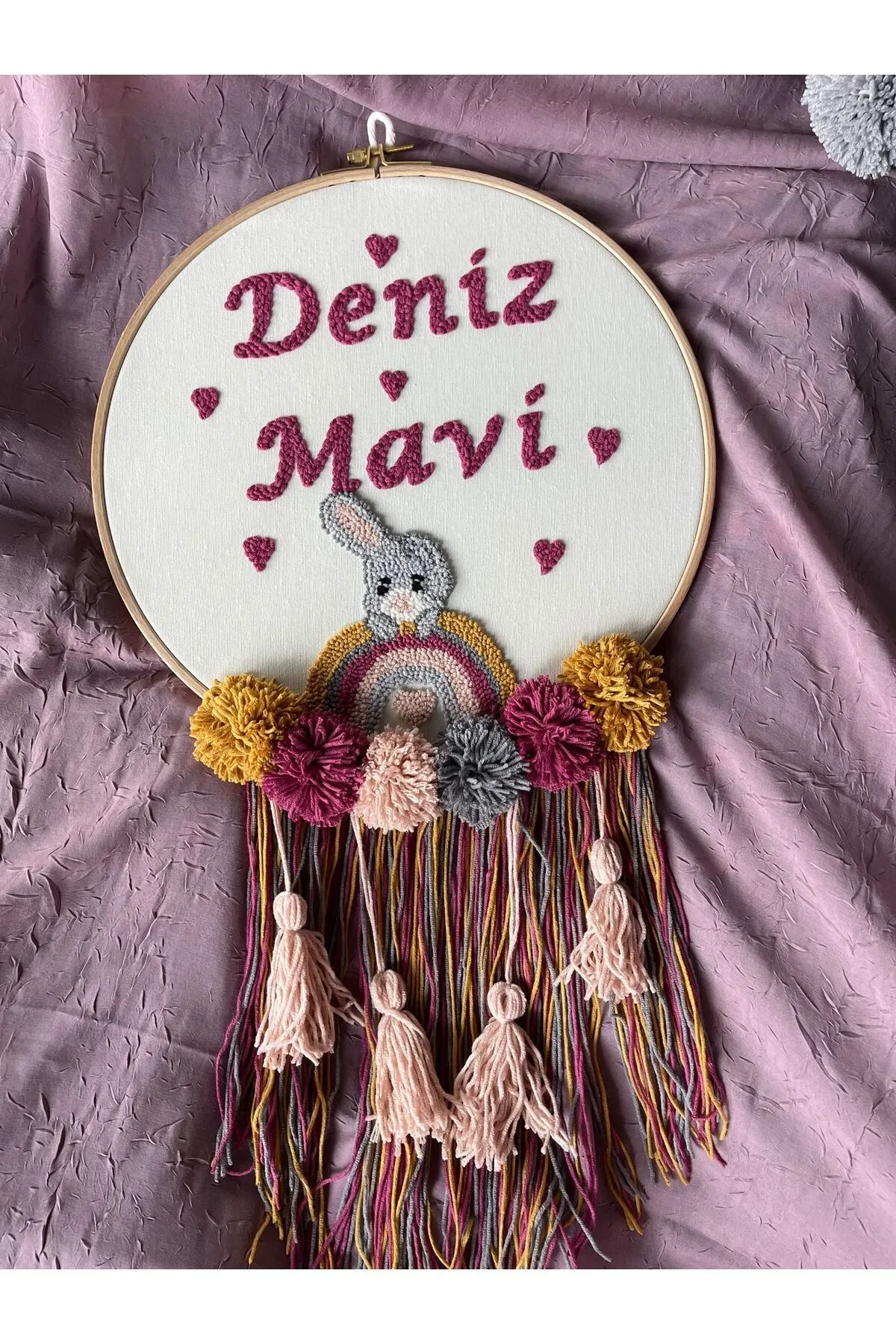 İsme Özel Bebek Kapı Süsü- Punch Kapı Süsü, Model: PPVP00145