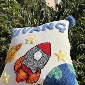 İsme Özel Bebek Takı Yastık Kılıfı Model: PPK029 - Görsel 4