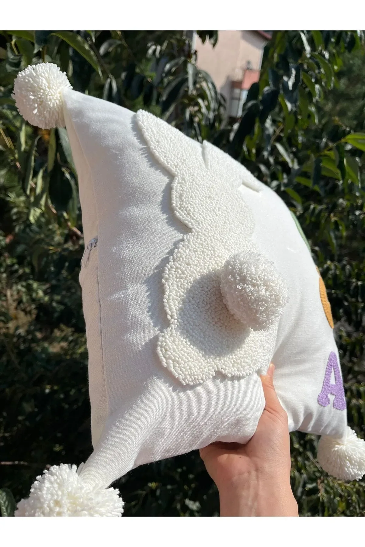 İsme Özel Bebek Takı Yastık Kılıfı Model: PPK031 - Görsel 3