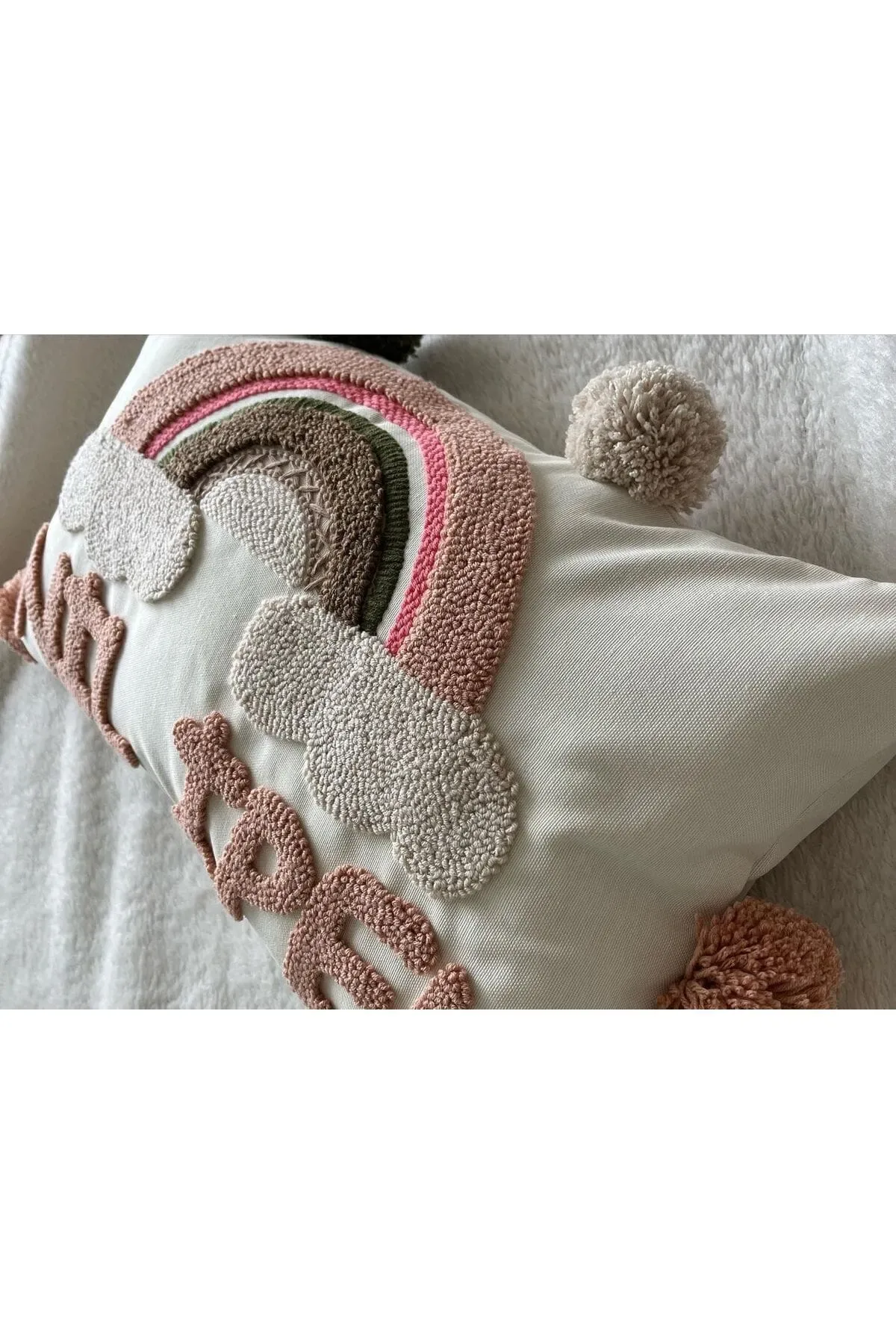 İsme Özel Bebek Takı Yastık Kılıfı Model: PPK050 - Görsel 3