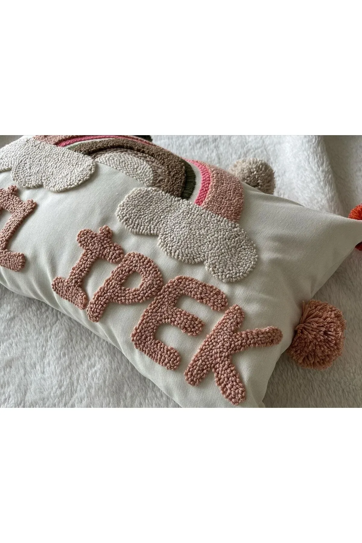 İsme Özel Bebek Takı Yastık Kılıfı Model: PPK050 - Görsel 5