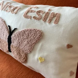 İsme Özel Bebek Takı Yastık Kılıfı Model: PPK052 - Görsel 3