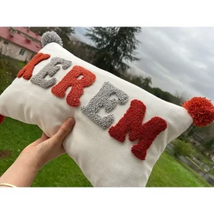 İsme Özel Bebek Takı Yastık Kılıfı Model: PPK064 - Görsel 3
