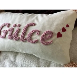 İsme Özel Bebek Takı Yastık Kılıfı Model: PPK077 - Görsel 3