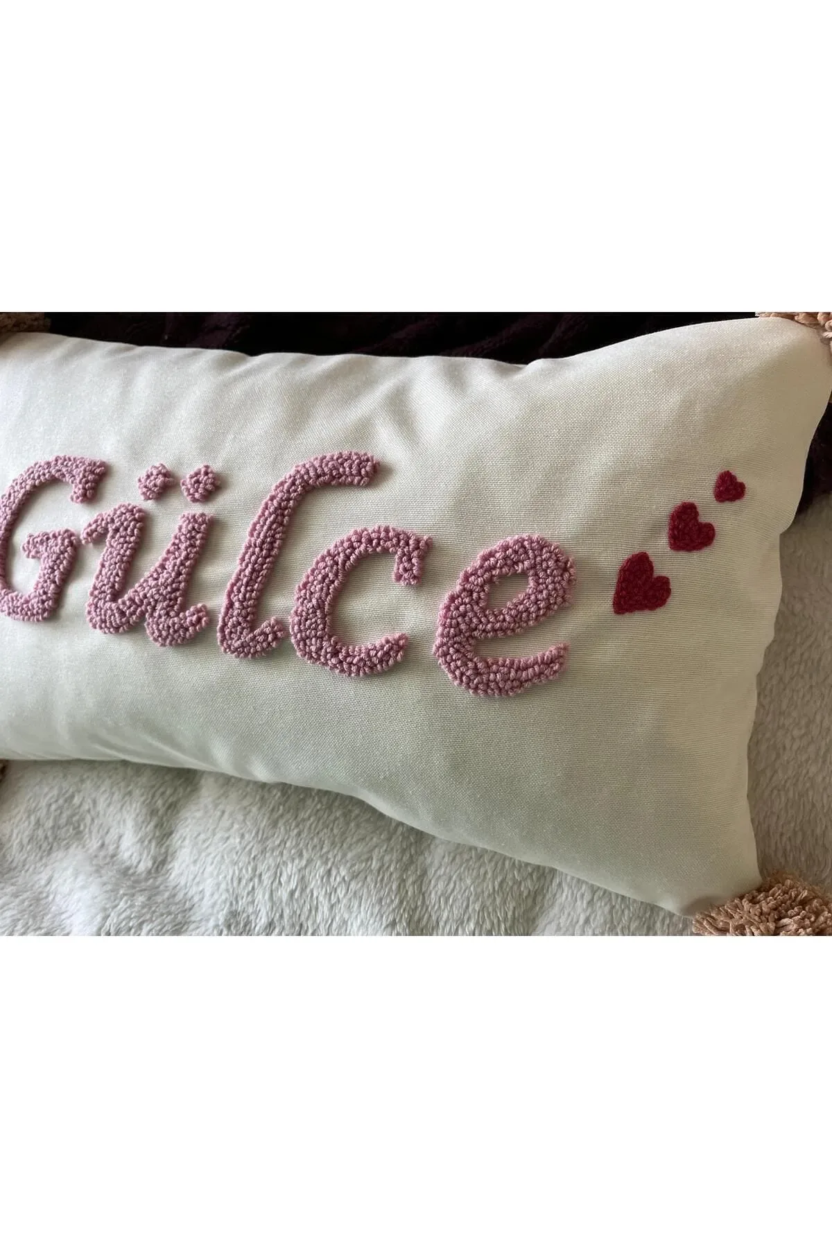 İsme Özel Bebek Takı Yastık Kılıfı Model: PPK077 - Görsel 3