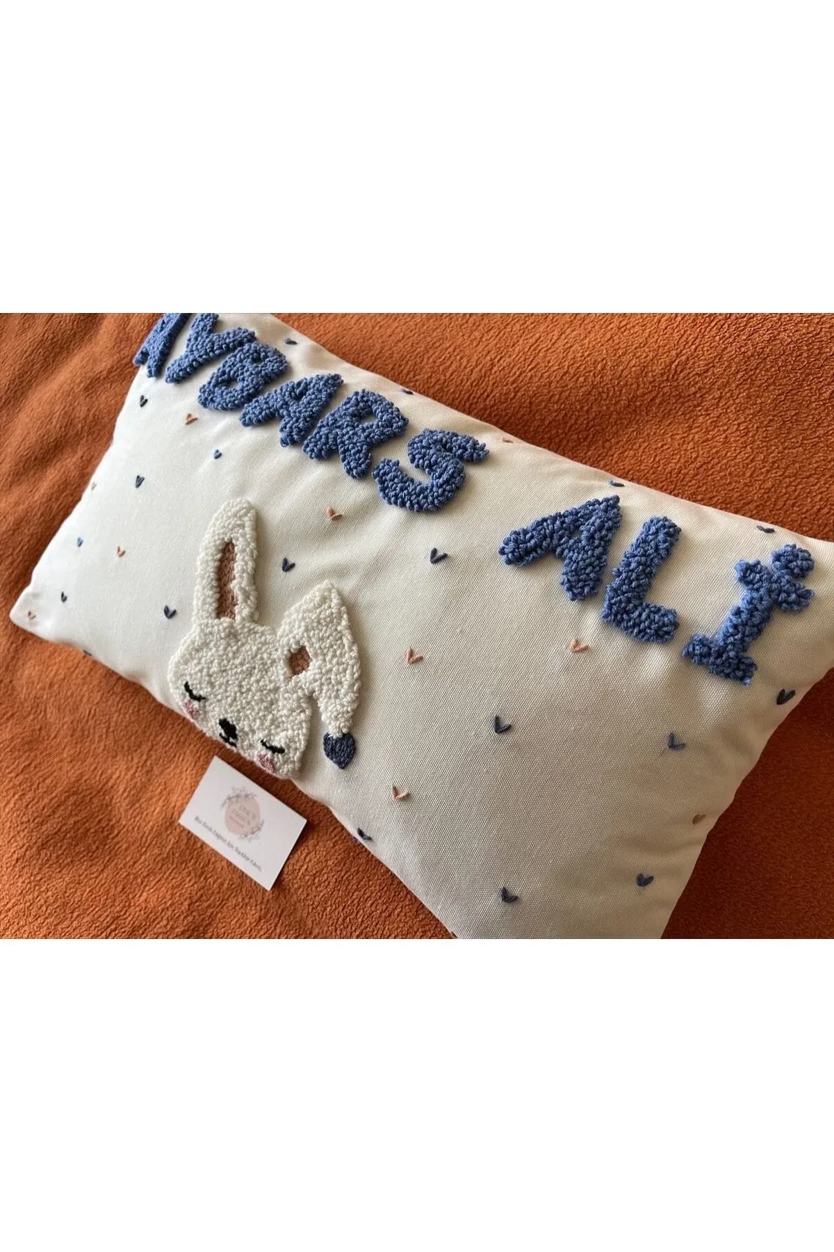 İsme Özel Bebek Takı Yastık Kılıfı Model: PPK086 - Görsel 3