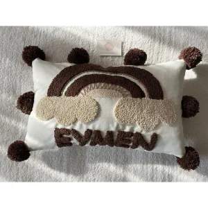 İsme Özel Bebek Takı Yastık Kılıfı Model: PPK092