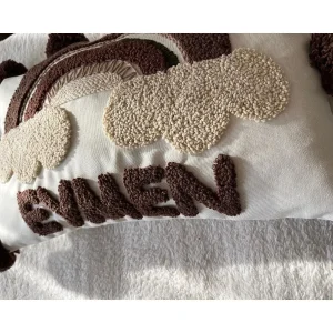 İsme Özel Bebek Takı Yastık Kılıfı Model: PPK092 - Görsel 3