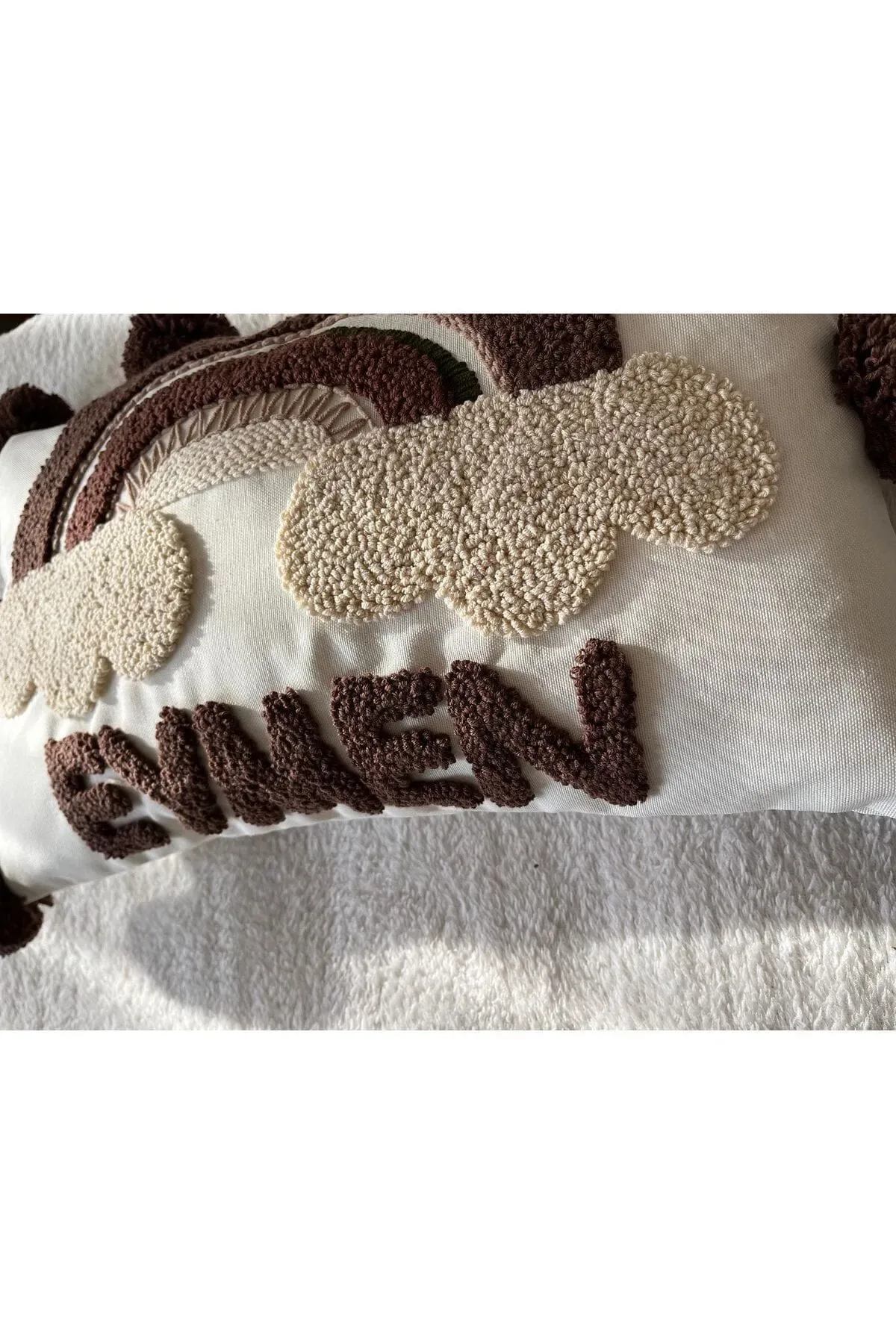 İsme Özel Bebek Takı Yastık Kılıfı Model: PPK092 - Görsel 3