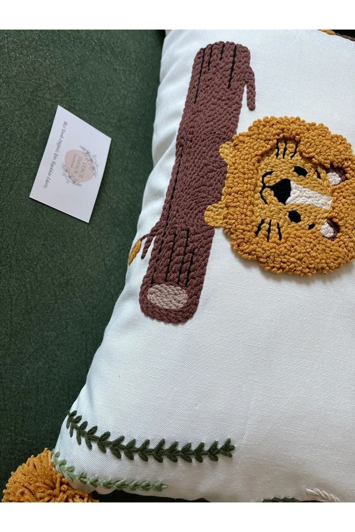 İsme Özel Bebek Takı Yastık Kılıfı Model: PPK099 - Görsel 3