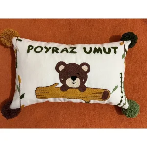 İsme Özel Bebek Takı Yastık Kılıfı Model: PPK102A