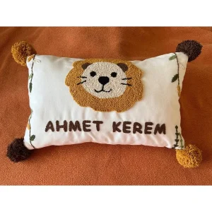 İsme Özel Bebek Takı Yastık Kılıfı Model: PPK136A