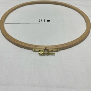 Allizol Vidalı Ahşap Nakış Kasnağı (AL 202-10), Punch Kasnağı (27,5 CM'LİK TEK KASNAK)