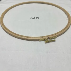Allizol Vidalı Ahşap Nakış Kasnağı (AL 202-11), Punch Kasnağı (30,5 CM'LİK TEK KASNAK)