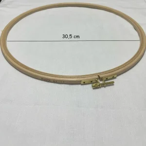 Allizol Vidalı Ahşap Nakış Kasnağı (AL 202-11), Punch Kasnağı (30,5 CM'LİK TEK KASNAK)