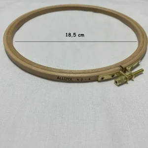 Allizol Vidalı Ahşap Nakış Kasnağı (AL 202-4), Punch Kasnağı (18,5 CM'LİK TEK KASNAK)