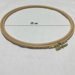 Allizol Vidalı Ahşap Nakış Kasnağı (AL 202-8), Punch Kasnağı (25 CM'LİK TEK KASNAK)