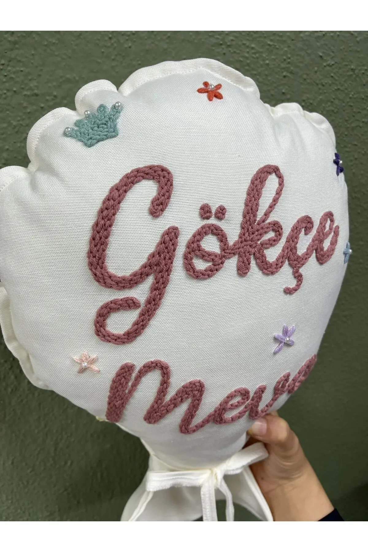 Bebek Dekoratif Balon Yastık -İç Dolgulu, Model No:PPK130A - Görsel 2
