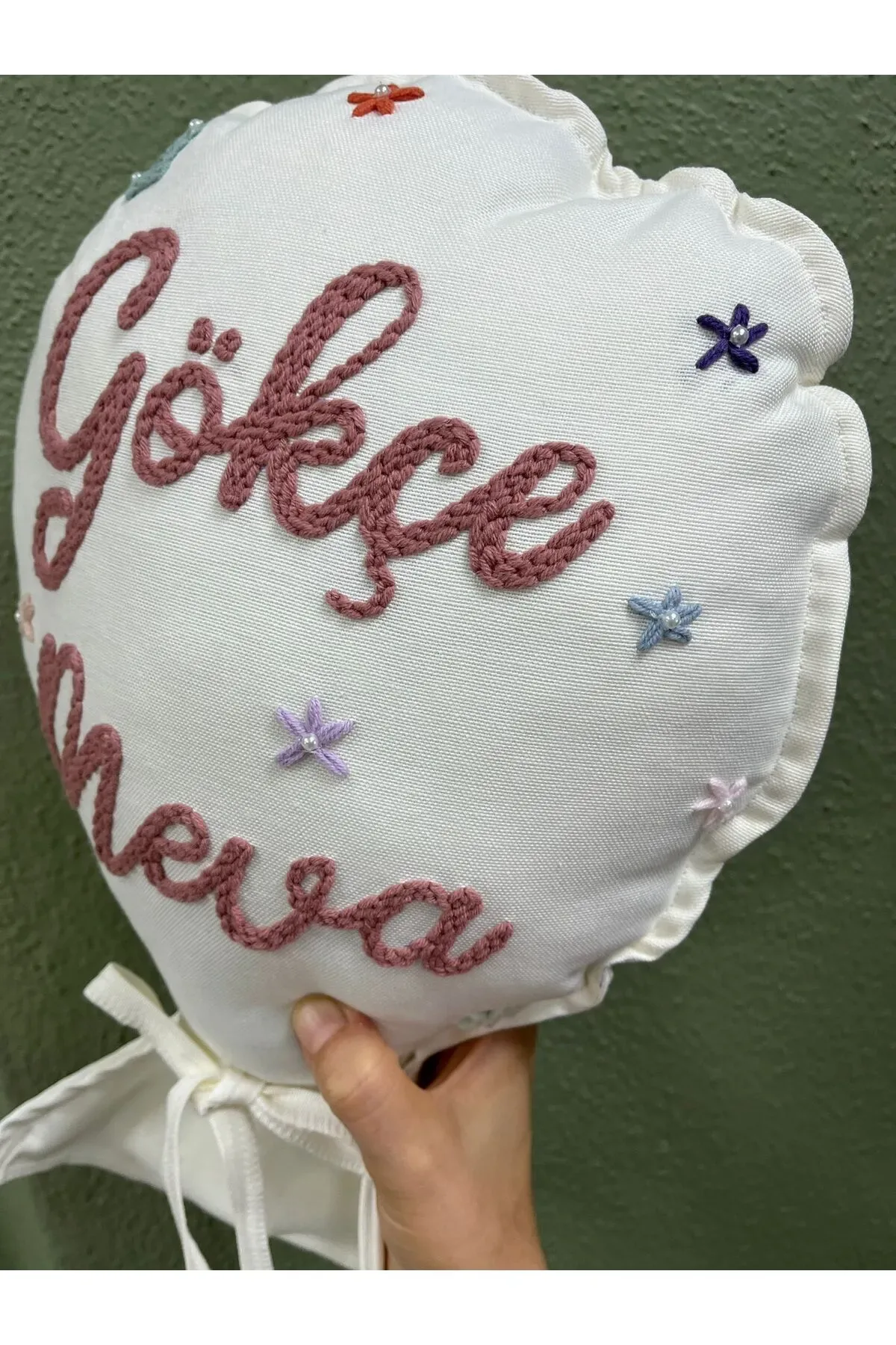 Bebek Dekoratif Balon Yastık -İç Dolgulu, Model No:PPK130A - Görsel 3