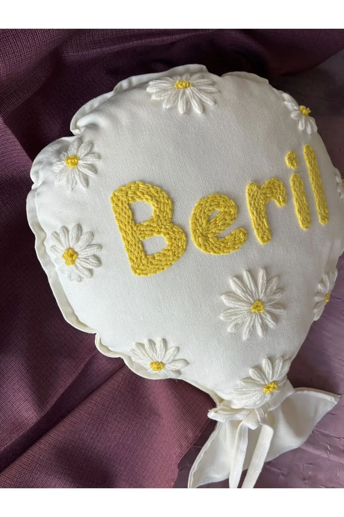 Bebek Dekoratif Balon Yastık -İç Dolgulu, Model No:PPK142A - Görsel 3