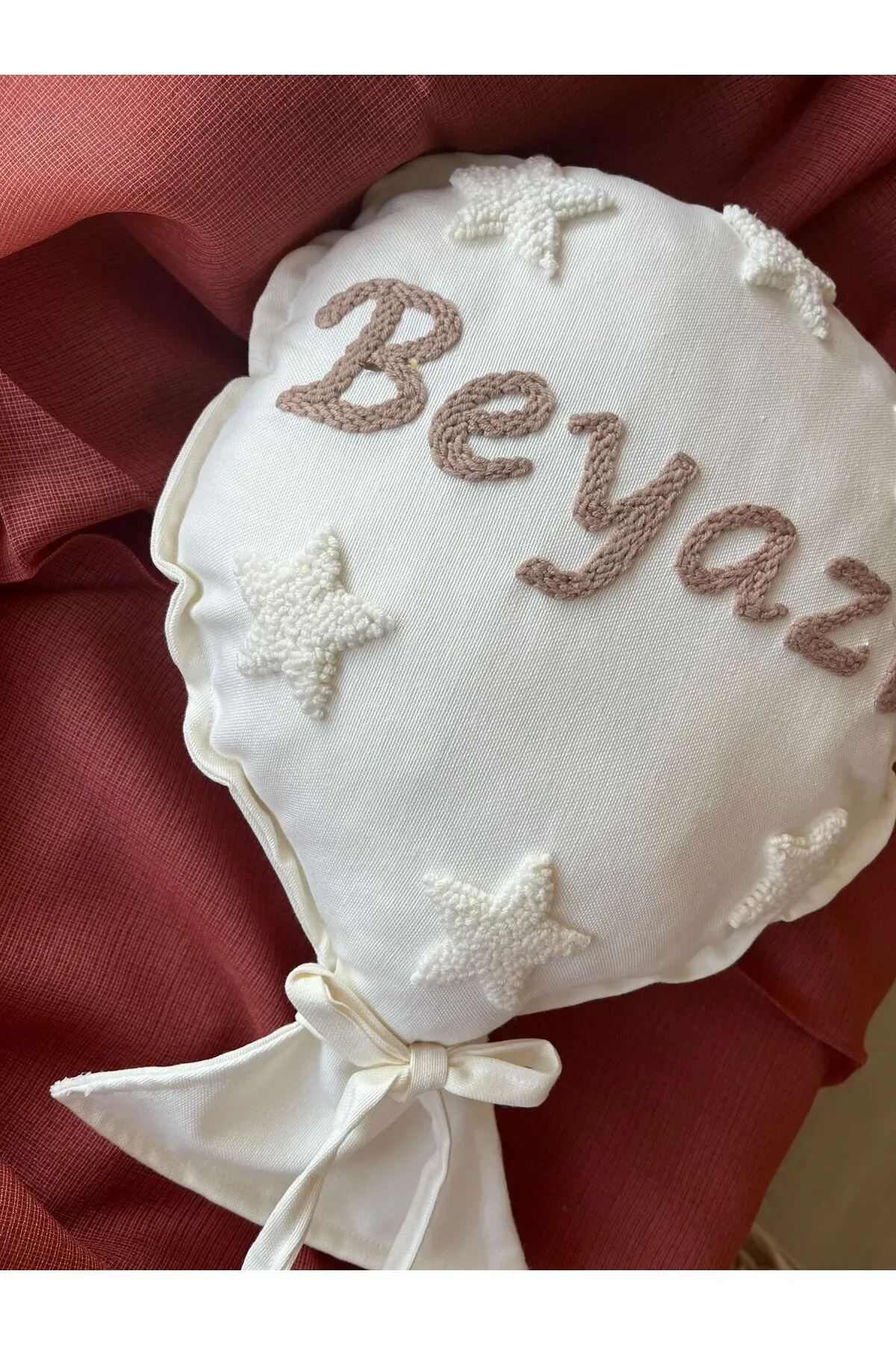 Bebek Dekoratif Balon Yastık -İç Dolgulu, Model No:PPK155A - Görsel 2