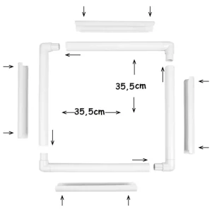 Alternative view of CALIN Plus Nakış Kasnağı /35,5 cm x 35,5 cm