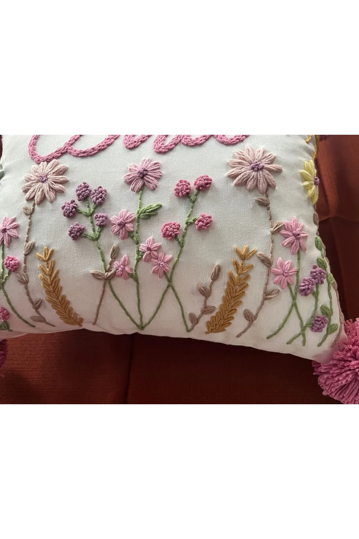 İsme Özel Bebek Takı Yastık Kılıfı iç dolgulu Model: PPK182 - Görsel 4