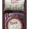 Punch Işlemeli Isimli Kapı Süsü Ve Takı Yastığı Takımı (İÇ DOLGUSUZ) Model: PPS054
