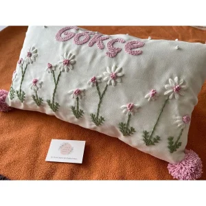 Punch Işlemeli Isimli Kapı Süsü Ve Takı Yastığı Takımı (İÇ DOLGUsuz) Model: PPS028 - Görsel 6